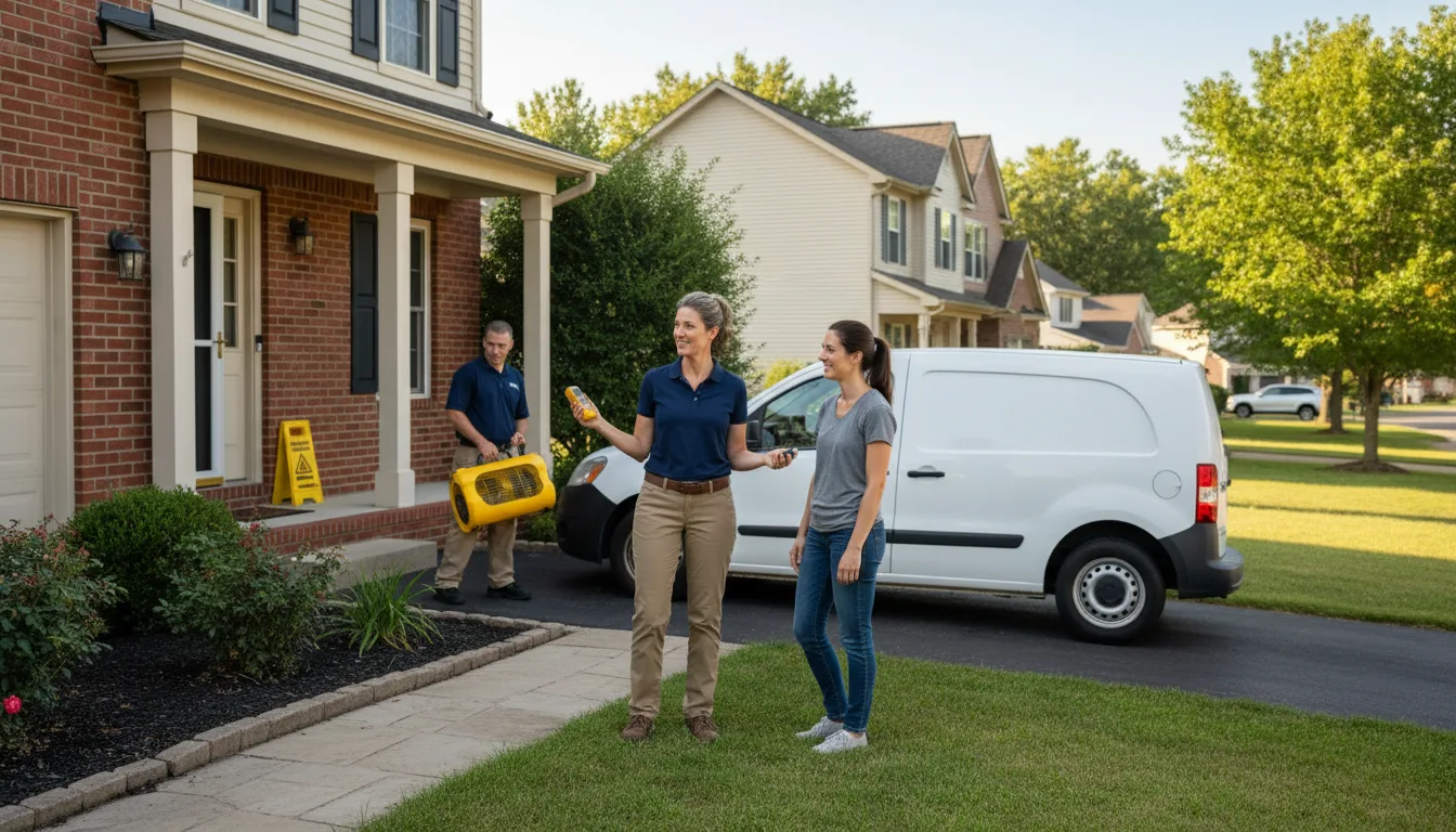 Water restoration image for Flood Water Cleanup, Removal And Restoration Services in Newton, TX